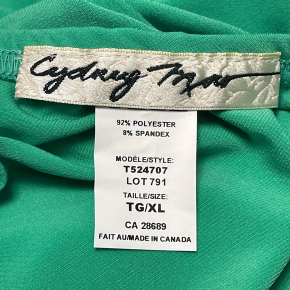 Cydney Mar Pull On Skirt Green Skirt SZ XL - Picture 3 of 5